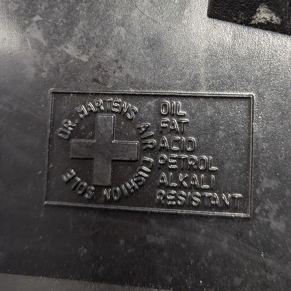 Dr Martens Chelsea Quad White Smooth Leather Platform Boots Women's Size 8 2976 - Picture 6 of 10